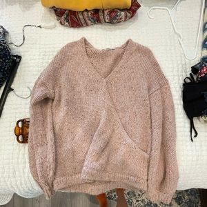 Madewell Pink knitted sweater